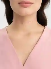 Розовый чокер женский на шею, 3 цвета