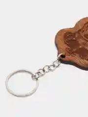 Брелок "Медведь в Короне", на цепочке с кольцом