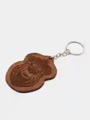 Брелок "Медведь в Короне", на цепочке с кольцом
