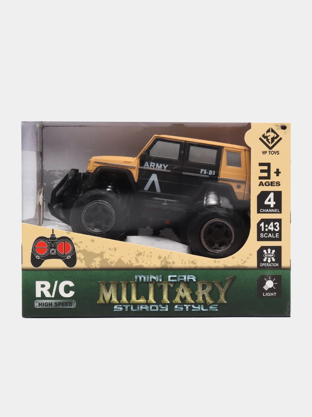 Бежевый радиоуправляемая машина "Гелендваген Mini Car", 1:43