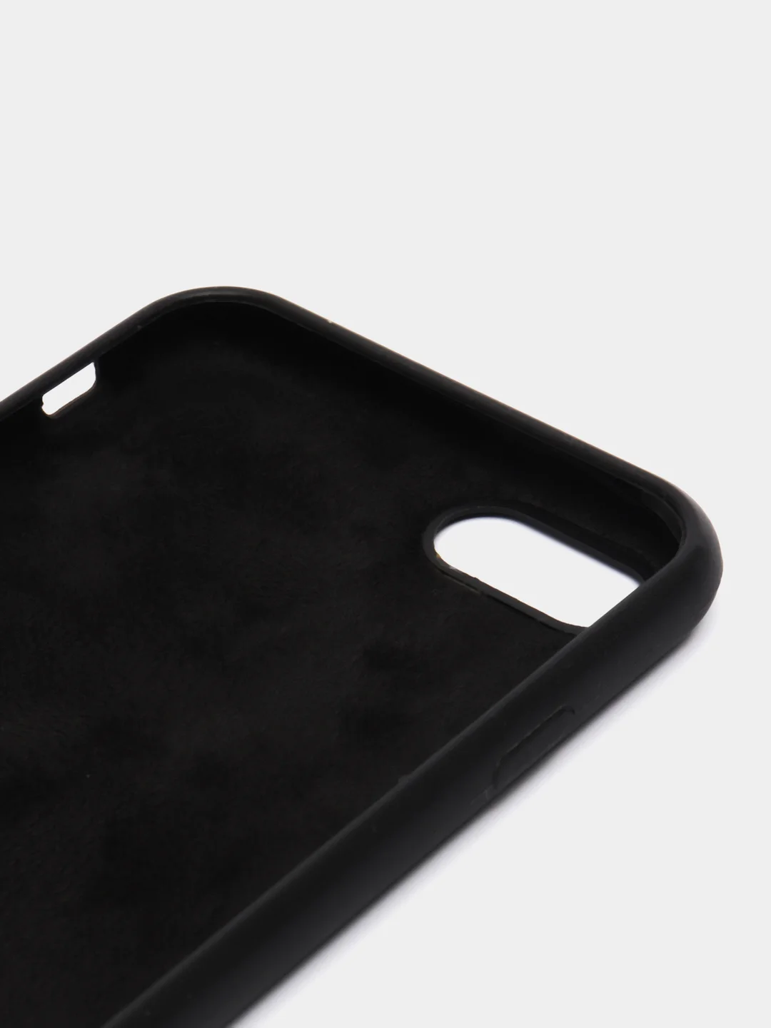 Черный чехол Silicone Case (Чехол силиконовый) для iPhone 8/ iPhone 8 plus
