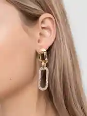 Серьги женские "Цепи"