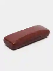 Коричневый футляр для очков