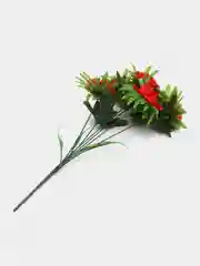 Красный искусственные декоративные цветы (гвоздика, маргаритка)