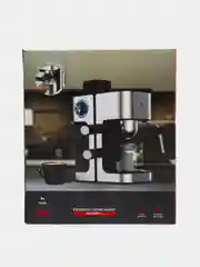 Серый металлик кофеварка эспрессо BQ CM4000, кофеварка рожковая с капучинатором 240 мл