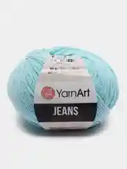 Небесно-голубой пряжа YarnArt Jeans, 50 г, 160 м