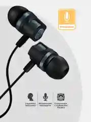 Проводные наушники с микрофоном Canyon EP-3, AUX, 1,2 м