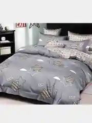 Комплект постельного белья сатин, 1,5 спальный, 2.0, Евро, Семейный