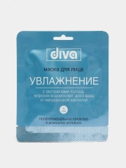 Маска для лица на тканевой основе "Увлажнение", Diva