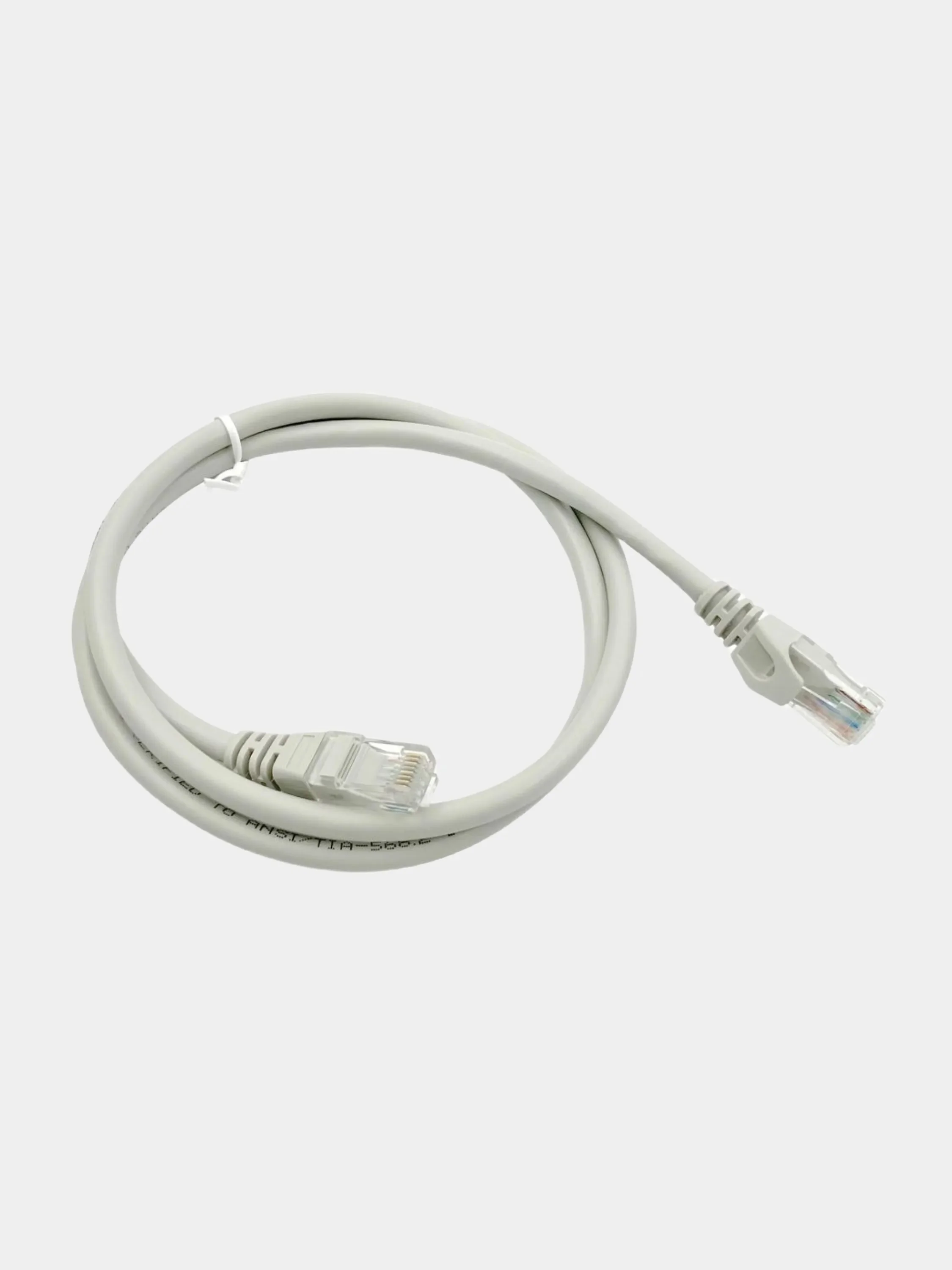 Серый интернет кабель патч корд Buro RJ45, UTP, 8 размеров, патчкорд