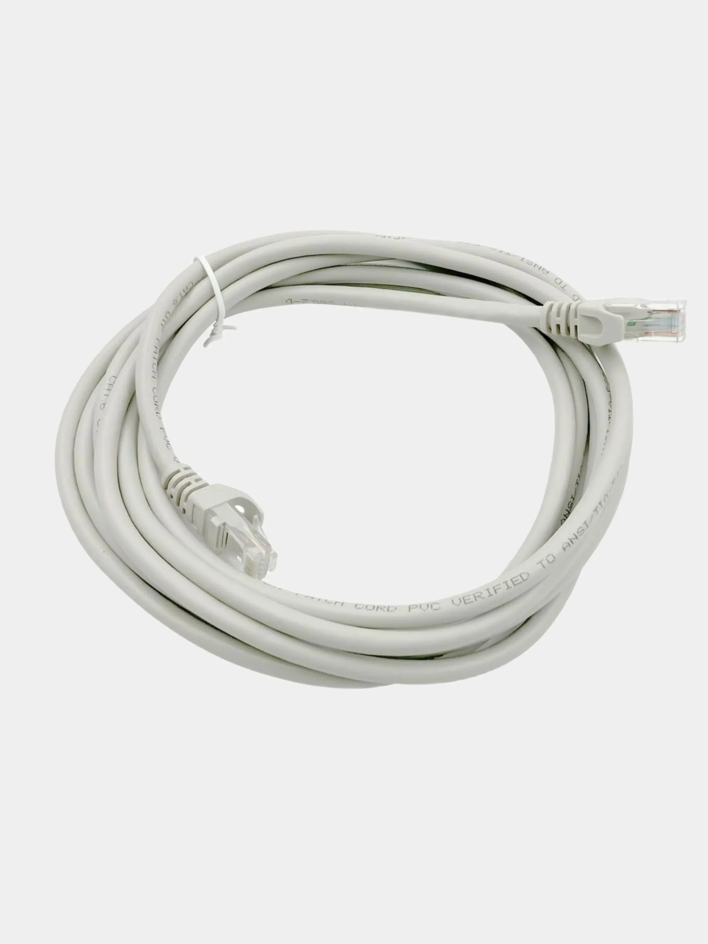 Серый интернет кабель патч корд Buro RJ45, UTP, 8 размеров, патчкорд