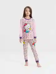 Розовый пижама детская Hello Kitty, детский костюм