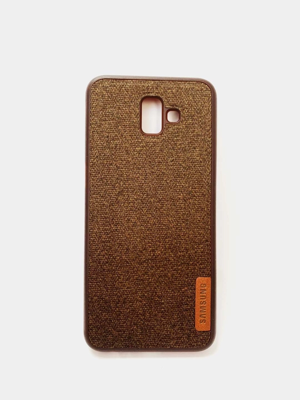 Чехол-накладка для Samsung J6 Plus, с декоративной вставкой