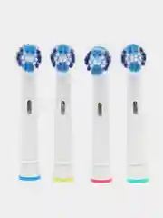 Голубой насадки для электрической зубной щетки Oral B/ для зубных щёток Oral-b,  набор из 4 шт