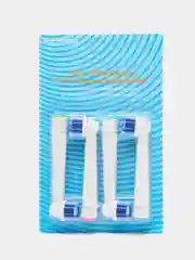 Голубой насадки для электрической зубной щетки Oral B/ для зубных щёток Oral-b,  набор из 4 шт