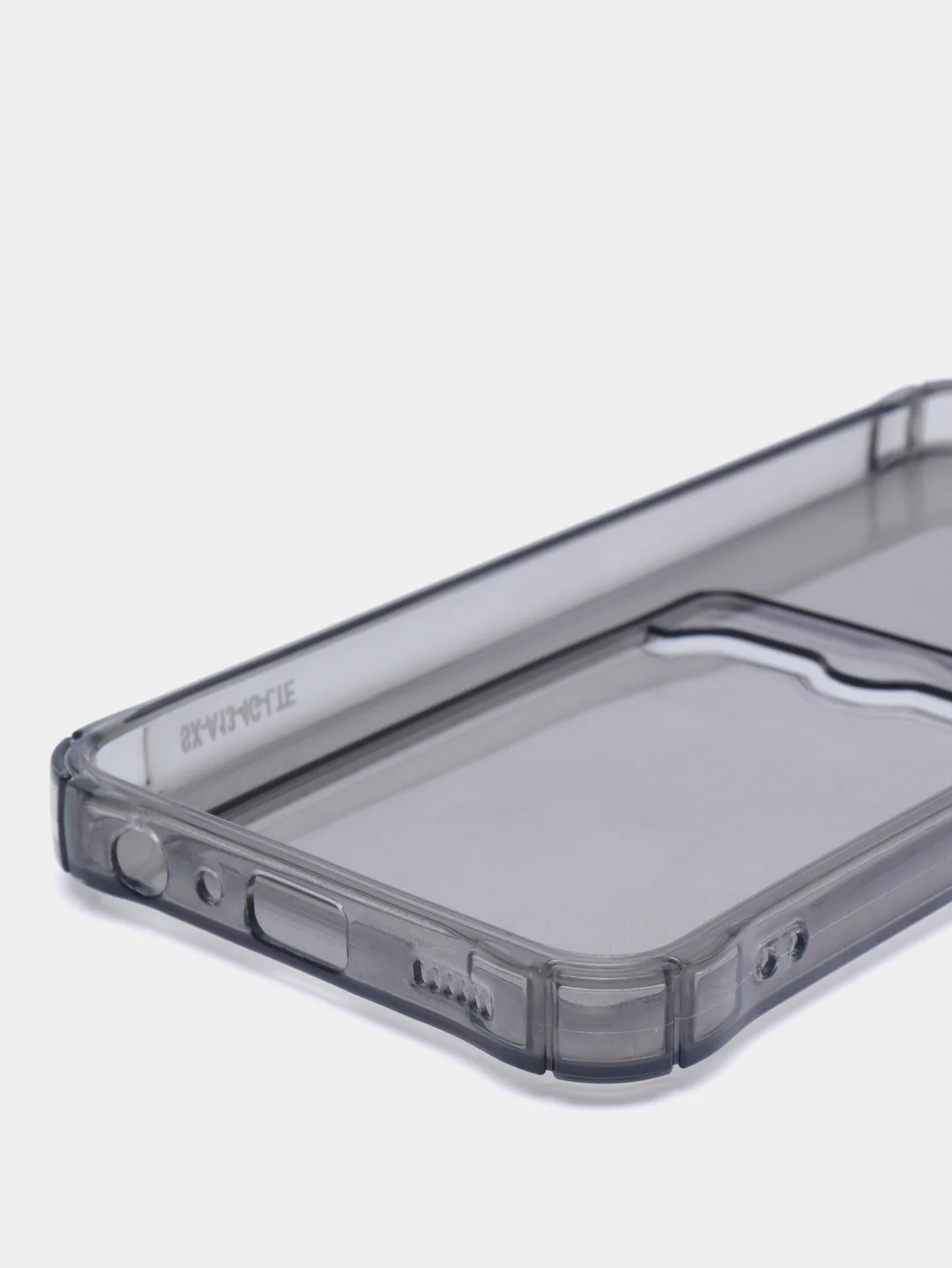 Черный чехол с карманом для карт Samsung Galaxy A13 A23 A33 A53 A73 A51 A52 A71 A72 A12 A22 A32