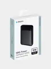 Черный внешний аккумулятор Deppa NRG Power Compact 5000mAh