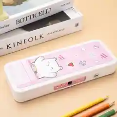 Вишнёвый пенал с кодовым замком, с двумя отделениями