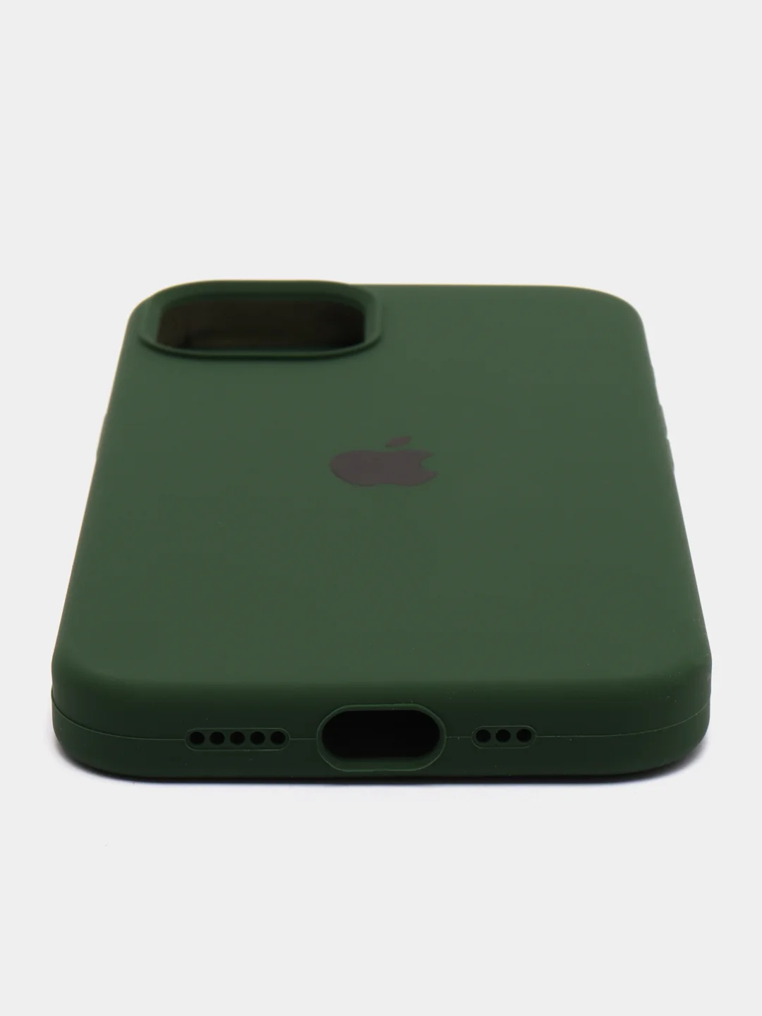 Тёмно-зелёный чехол для iPhone (Айфон) 11, 12, 13, 14, XR, 7, 8, 7/8 Plus, SE, XS, X, XR, Pro Max