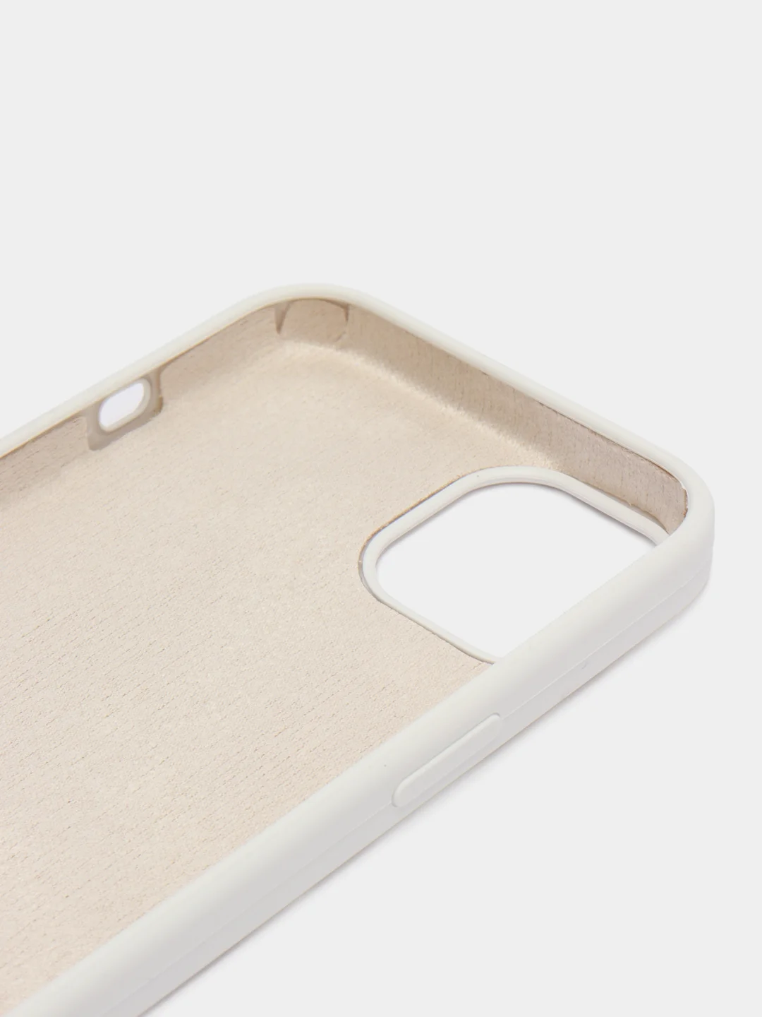 Белый чехол для iPhone (Айфон) 11, 12, 13, 14, XR, 7, 8, 7/8 Plus, SE, XS, X, XR, Pro Max
