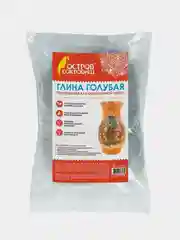 Глина для лепки голубая ОСТРОВ СОКРОВИЩ, 1 кг, порошковая, готовая, размачиваемая, 227139