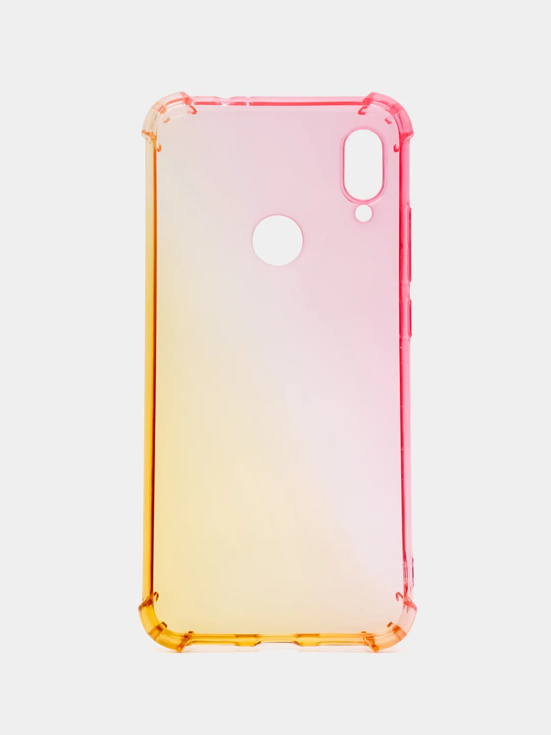 Желтый чехол градиентный Xiaomi Redmi Note 8/8T/9/9T/9A/7/7A/8A/10/11/9C/10C Pro/K40