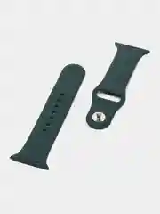 Зеленый бампер с защитным стеклом и ремешком для Apple Watch 38/40/41/42/44/45/49