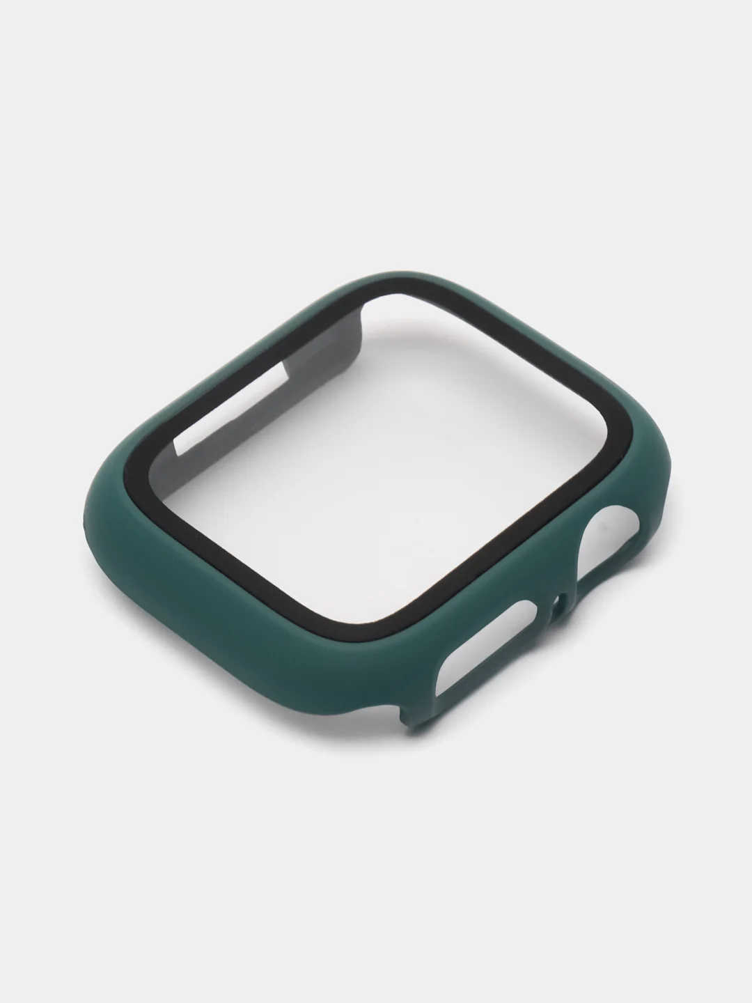 Зеленый бампер с защитным стеклом и ремешком для Apple Watch 38/40/41/42/44/45/49