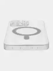 Прозрачный силиконовый чехол на Айфон iPhone 14 Max, чехол для айфон с MagSafe (Магсейф)