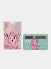 Бирюзовый подарочный набор: калькулятор, держатель для бейджа