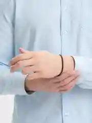 Черный мужской браслет, из нержавеющей стали