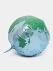 Алый воздушный шар 3D-cфера "Планета Земля"