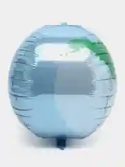 Алый воздушный шар 3D-cфера "Планета Земля"