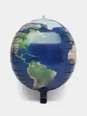 Голубой воздушный шар 3D-cфера "Планета Земля"