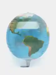 Белый воздушный шар 3D-cфера "Планета Земля"