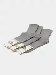 Носки женские, 3 пары, спортивные, с резинкой