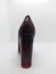 Бордовый женские туфли на каблуке