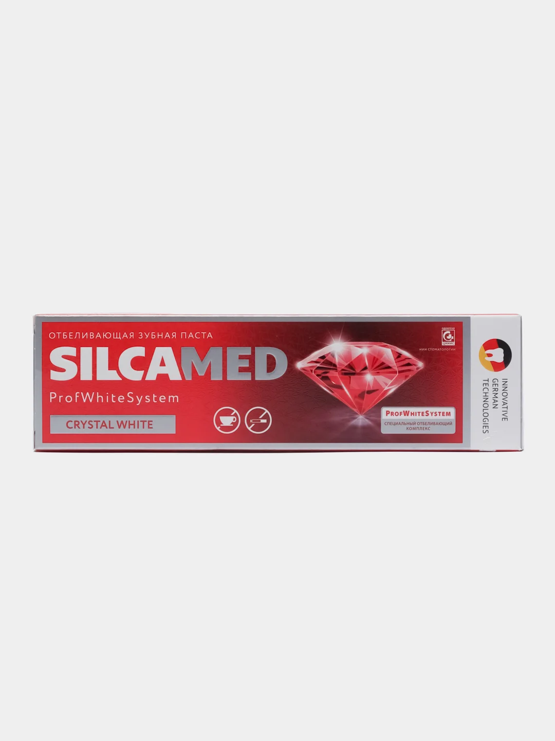 Зубная паста Crystal White SILCAMED, 100 г