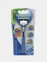 Бритвенный станок DORCO II Plus + 1 кассета, система типа SLALOM, 2 лезвия