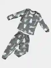 Серый пижама для детей 2-4 лет