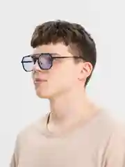 Синий очки солнцезащитные