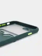 Зеленый чехол с карманом для карт для iPhone 7 8 Plus X XS XR 11 12 13 Pro Max mini айфон про макс