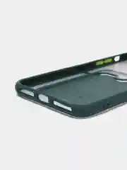 Зеленый чехол с карманом для карт для iPhone 7 8 Plus X XS XR 11 12 13 Pro Max mini айфон про макс