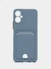 Синий меланж чехол для Tecno Spark 9 Pro, Camon 19/19 Pro, Tecno Pova 3, с отделением для карты