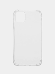 Чехол для iPhone 6, 7+, 8+, Xs Max, XR/11, прозрачный, противоударный, с усиленными углами