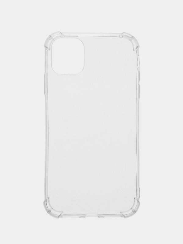 Чехол для iPhone 6, 7+, 8+, Xs Max, XR/11, прозрачный, противоударный, с усиленными углами