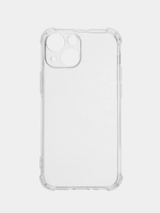 Чехол для iPhone, прозрачный, противоударный, с усиленными углами и защитой камеры