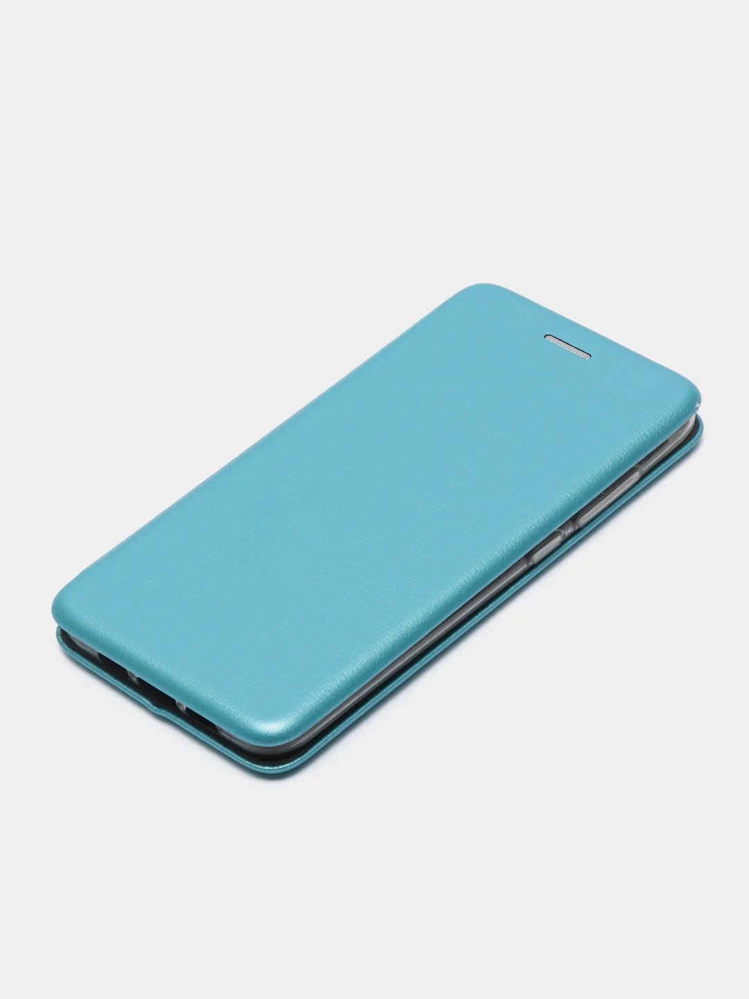 Голубой чехол-книжка на Xiaomi Mi 6, из эко кожи, с карманом для карт