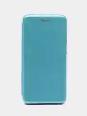 Голубой чехол-книжка на Xiaomi Mi 6, из эко кожи, с карманом для карт