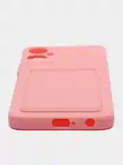 Розовый чехол для Tecno Spark 9 Pro, Camon 19/19 Pro, Tecno Pova 3, с отделением для карты